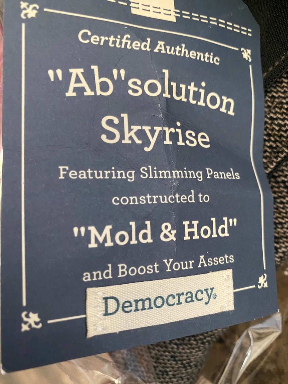 NEW $98 Democracy "Ab"solution Skyrise Slimming Panels Pants 18W  Curve Equality - Picture 7 of 9